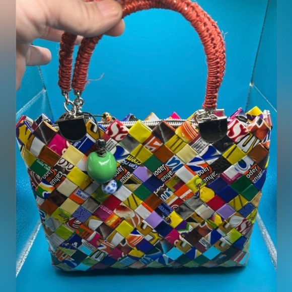 Colorful Candy Wrapper Handbag in Excellent Condition - Picture 2 of 6